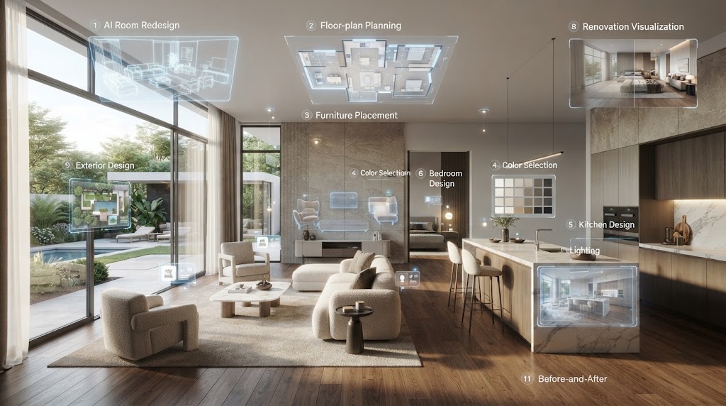 11 Top AI Home Designer Ideas for 2026 (Tools, Tips & FAQs)