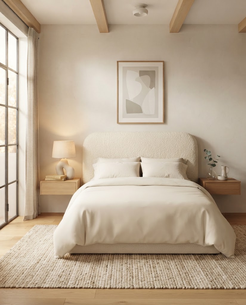 Bouclé Headboard