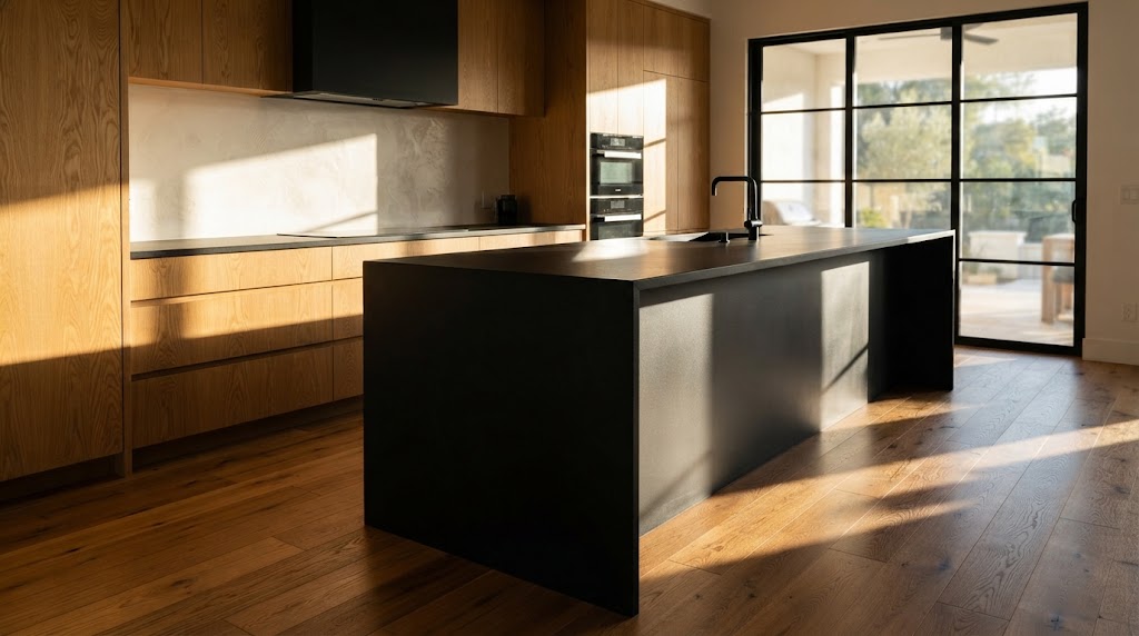 Mix black and natural oak