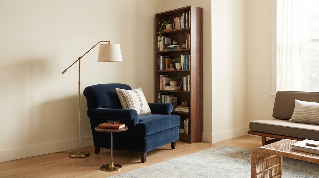 Small Home Library Ideas for Corners