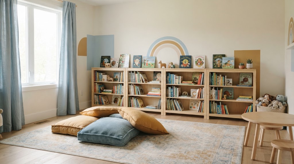 Make shelves child-height