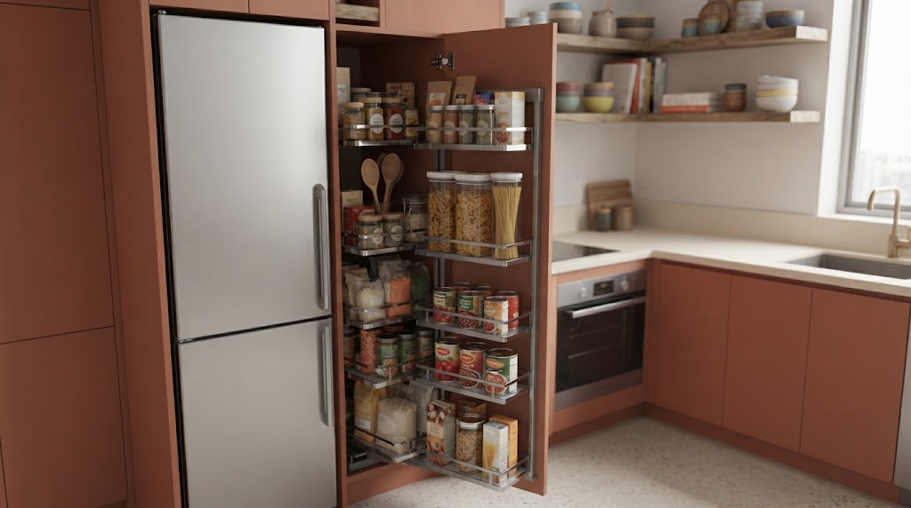 Pull-Out Pantry Storage
