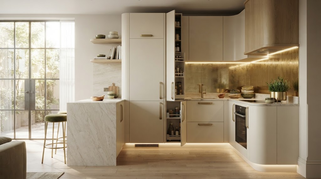 A stunning small luxury kitchen
