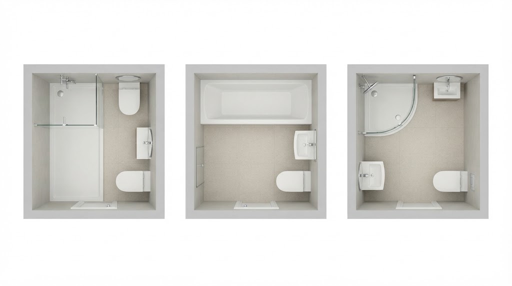 16 Small Bathroom Layouts With Dimensions