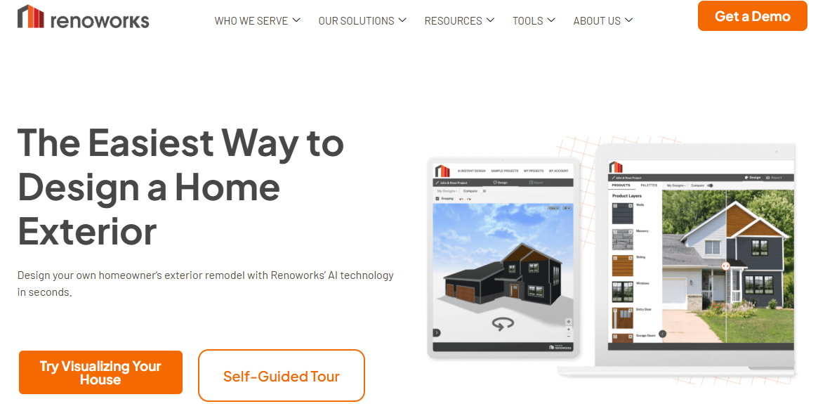 Renoworks — Best for Exterior Renovation Visualization