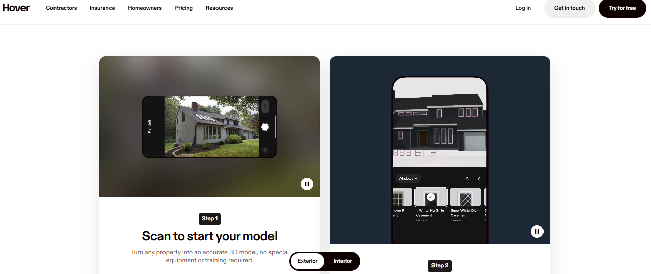 HOVER — Best for Exterior Planning and Home Measurements