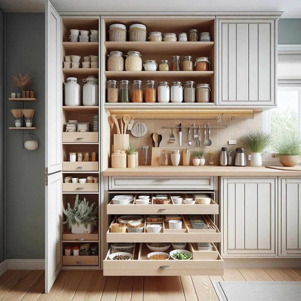 small kitchen storge
