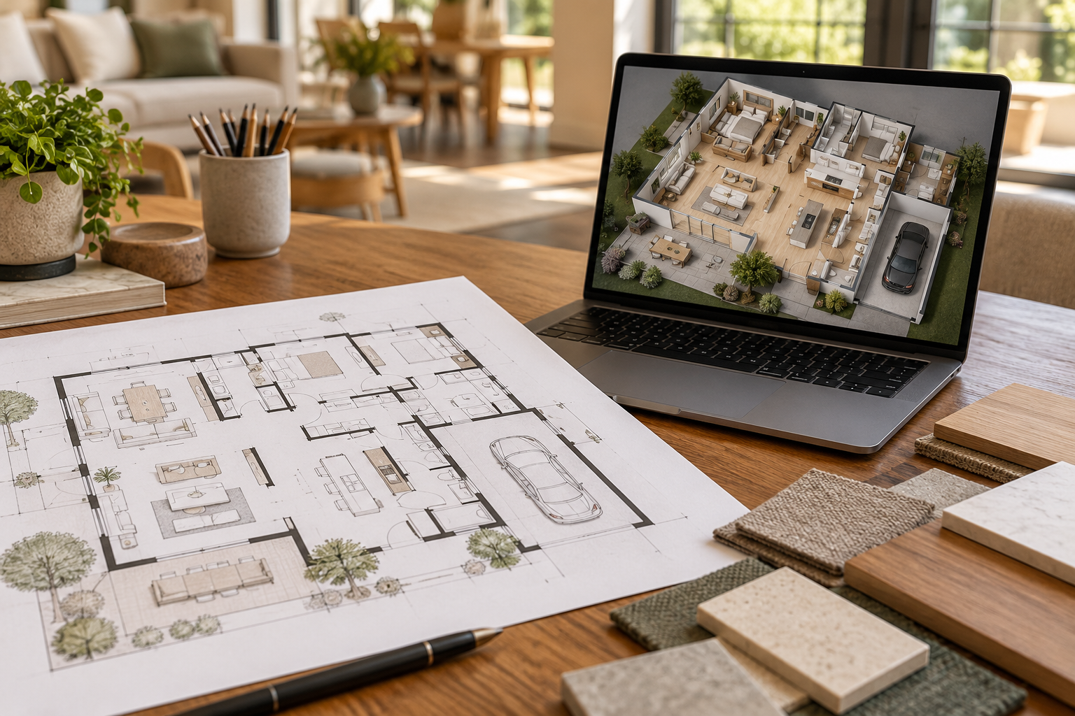 Plan From an Actual Floor Plan