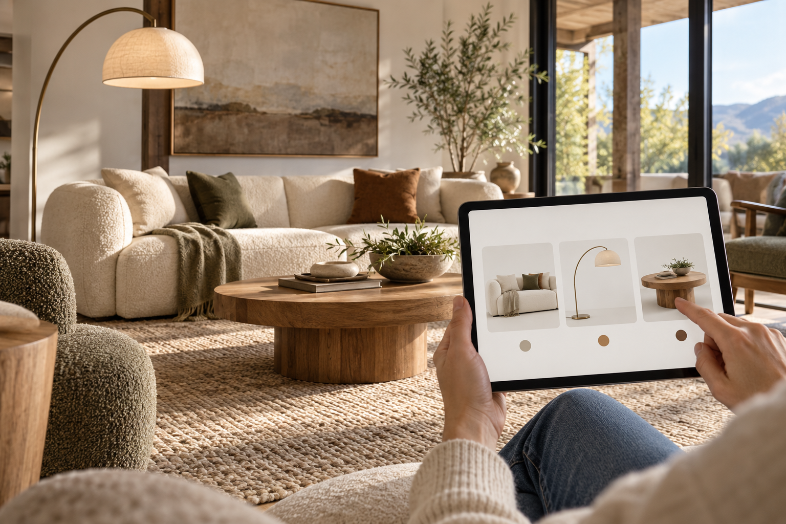 Shop the Actual Furniture in Your Render