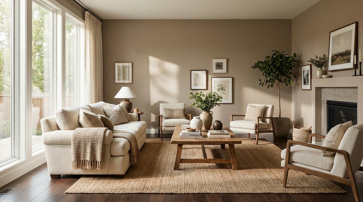 Warm Neutrals Replace Cool Gray Minimalism