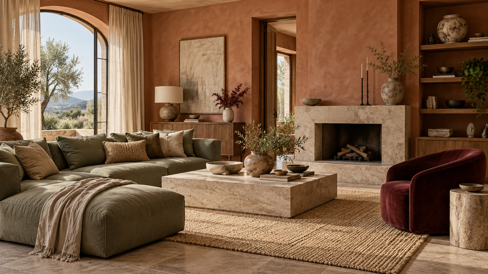 Mineral-Inspired Color Palettes With Bold Accents