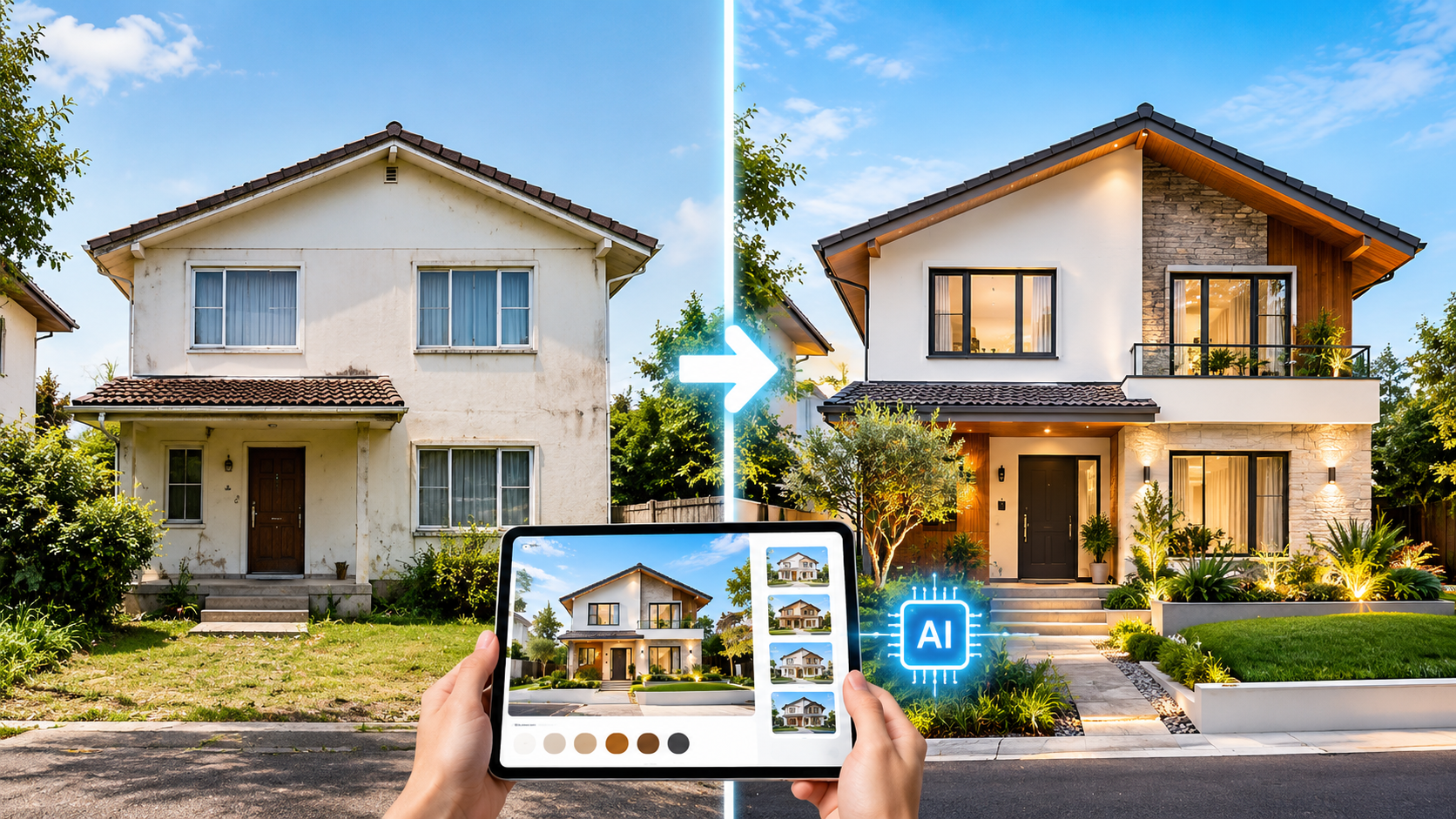 AI Home Exterior Design Free: Redesign Your House with AI