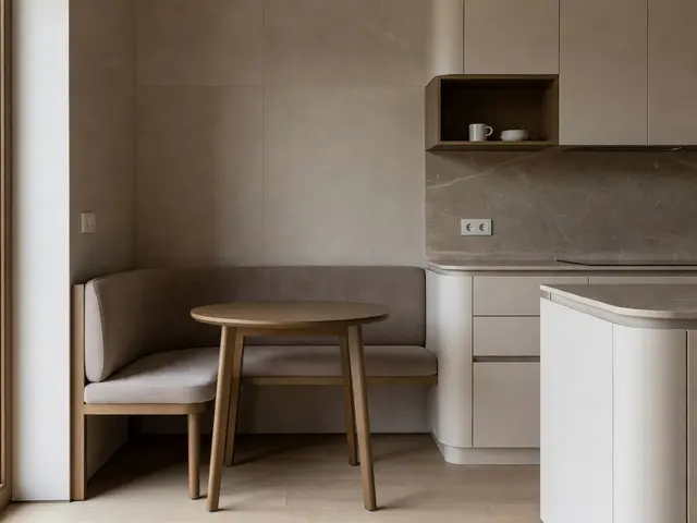 Contemporary Kitchen with Breakfast Nook