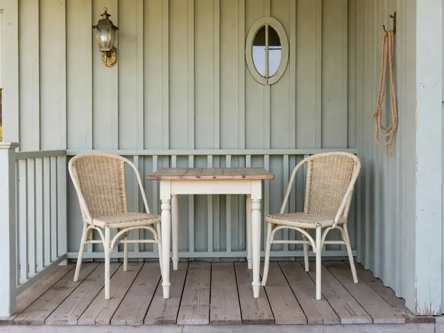 Farmhouse Porch with Bistro Table