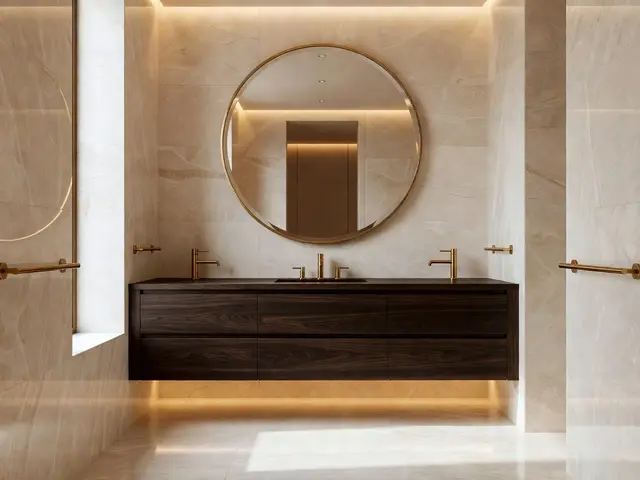 Luxury Bathroom with Floating Vanity