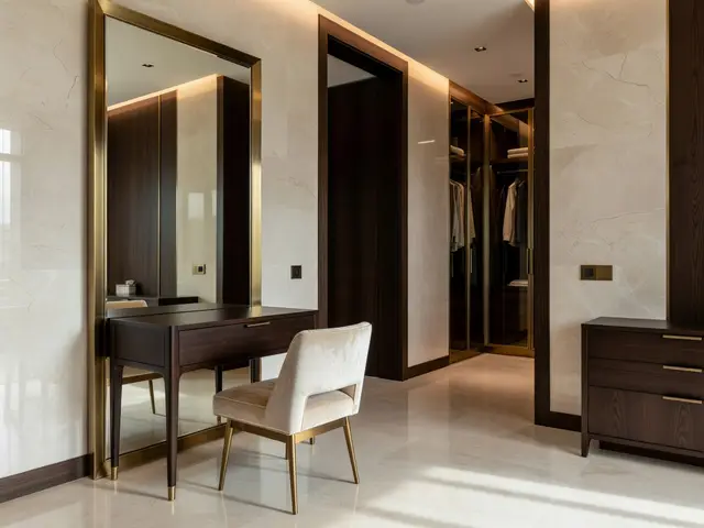 Luxury Bedroom with Dressing Corner