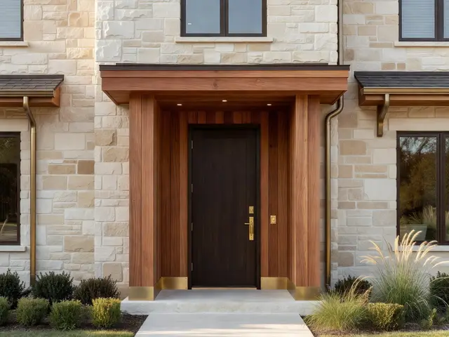 Luxury Exterior with Cedar Entry
