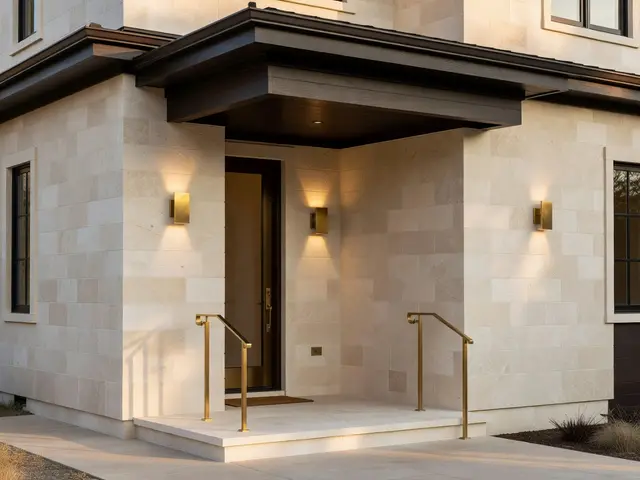 Luxury Exterior with Covered Entry