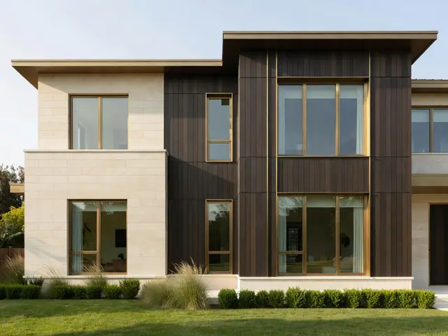 Luxury Exterior with Mixed Siding