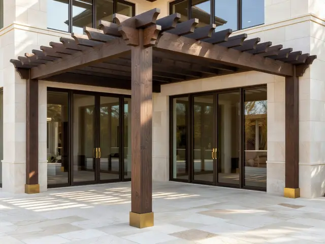 Luxury Exterior with Timber Pergola