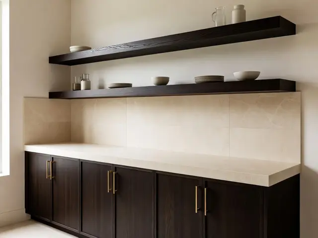 Luxury Kitchen with Open Shelves