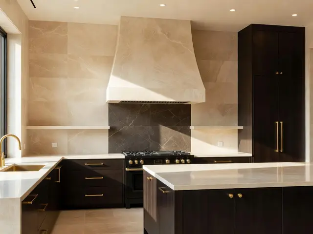 Luxury Kitchen with Statement Range Hood