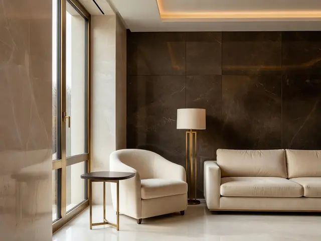 Luxury Living Room with Window Reading Nook