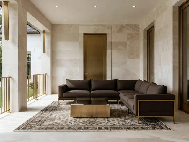 Luxury Porch with Outdoor Lounge