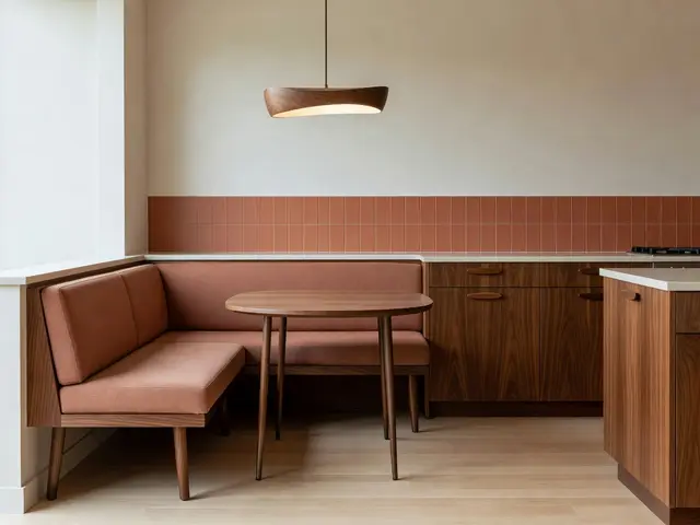 Mid-Century Modern Kitchen with Breakfast Nook