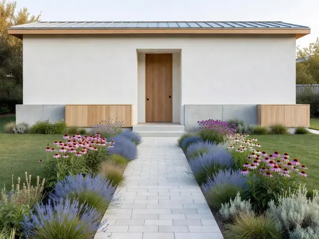 Minimalist Exterior with Native Planting