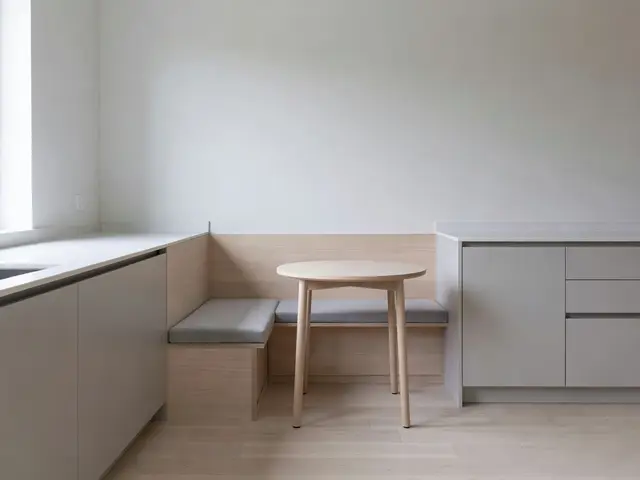 Minimalist Kitchen with Breakfast Nook