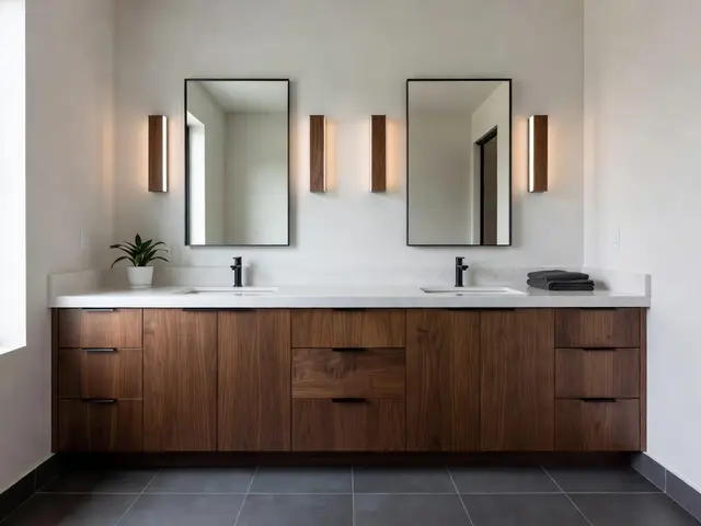 Modern Bathroom with Double Vanity