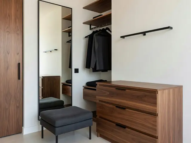 Modern Bedroom with Dressing Corner