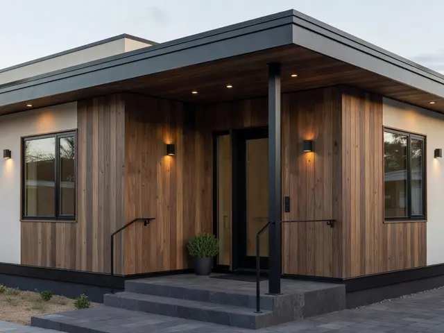 Modern Exterior with Covered Entry