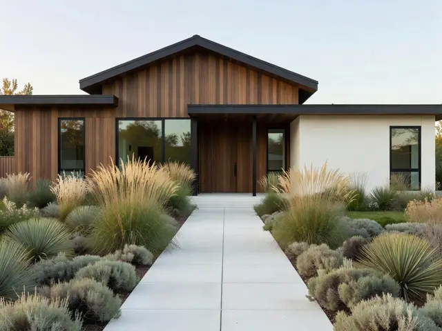 Modern Exterior with Native Planting