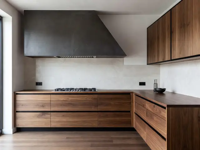 Modern Kitchen with Statement Range Hood