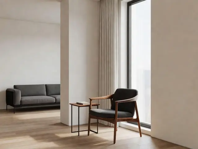 Modern Living Room with Window Reading Nook
