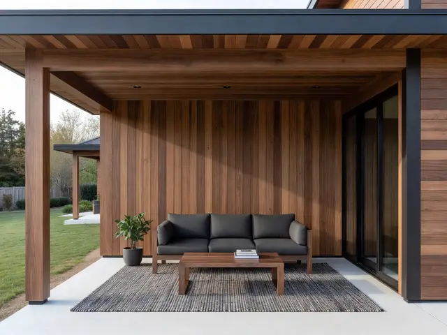 Modern Porch with Outdoor Lounge